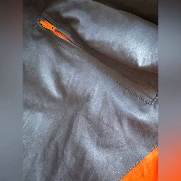 Men’s A Fish Named Fred Blouson Marine Luxury Zip Pocket Ribbed cuffs Jacket - Picture 13 of 15